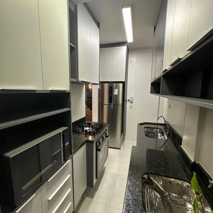 Cozinha do apartamento decorado